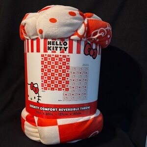 Sanrio Hello Kitty Reversible Throw 50 inch X 60 inch